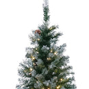 Christabelle 1.2m Pre Lit LED Christmas Tree Decor with Pine Cones Xmas Decorations - RnR Galore