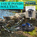 Combo Aquarium Garden Filter 10000L/H + Submersible Water Pump 16000L/H - RnR Galore
