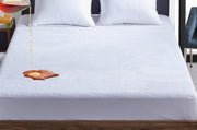 coral fleece waterproof fitted mattress protector single - RnR Galore