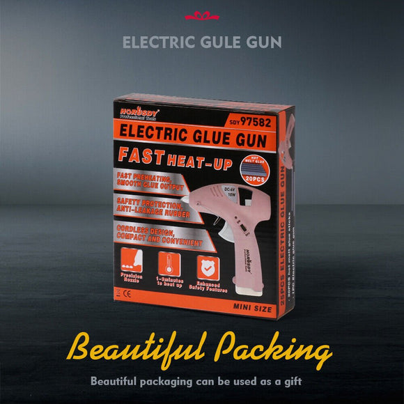 Cordless Hot Glue Gun 20 Glue Sticks & Batteries Included Craft DIY Repair Tool - RnR Galore