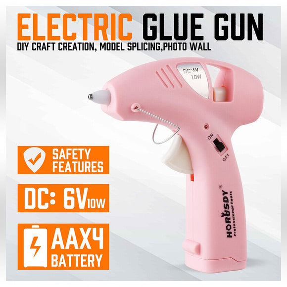 Cordless Hot Glue Gun 20 Glue Sticks & Batteries Included Craft DIY Repair Tool - RnR Galore