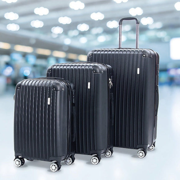 Delegate Suitcases Luggage Set 20" 24" 28"Carry On Trolley TSA Travel Bag - RnR Galore