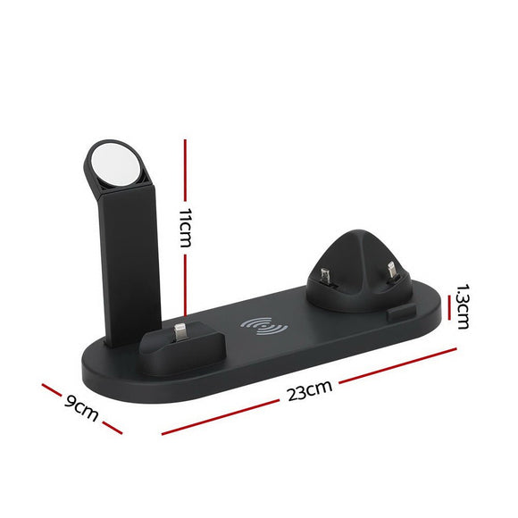 Devanti 4 - in - 1 Wireless Charger Dock Multi - function Charging Station for Phone - RnR Galore