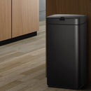 Devanti 45L Motion Sensor Bin Rubbish Automatic Black - RnR Galore