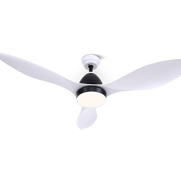 Devanti 48'' Ceiling Fan DC Motor w/Light w/Remote - White - RnR Galore