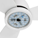 Devanti 52'' Ceiling Fan DC Motor LED Light Remote Control - White - RnR Galore
