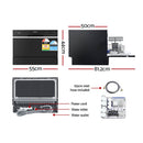 Devanti 6 Place Settings Benchtop Dishwasher Black - RnR Galore
