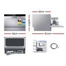 Devanti 6 Place Settings Benchtop Dishwasher Sliver - RnR Galore