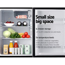 Devanti 70L Bar Fridge Black - RnR Galore