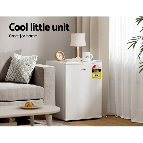 Devanti 70L Portable Mini Bar Fridge - White - RnR Galore