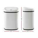 Devanti 82L Motion Sensor Bin Rubbish Automatic White - RnR Galore