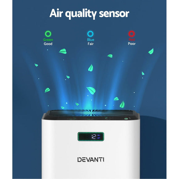 Devanti Air Purifier Home Purifiers HEPA Filter - RnR Galore