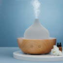Devanti Aroma Aromatherapy Diffuser LED Oil Ultrasonic Air Humidifier Glass Wood - RnR Galore