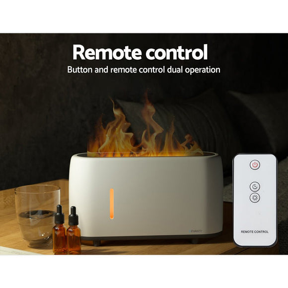 Devanti Aroma Diffuser Aromatherapy Flame 240ml - RnR Galore