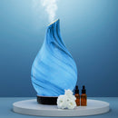 Devanti Aromatherapy Aroma Diffuser Essential Oil Humidifier LED Glass Marble - RnR Galore