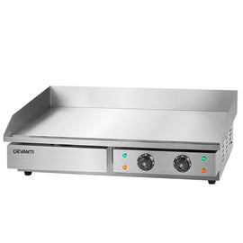 Devanti Commercial Electric Griddle 73cm BBQ Grill Plate 4400W - RnR Galore