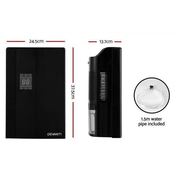 Devanti Dehumidifier 2L Air Purifier Black - RnR Galore