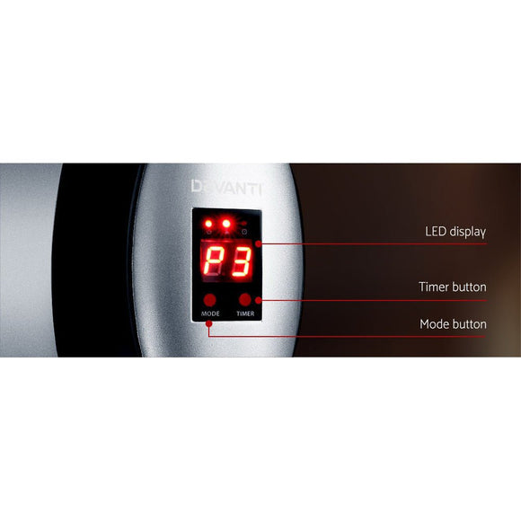 Devanti Electric Strip Heater Radiant Heaters 1500W - RnR Galore