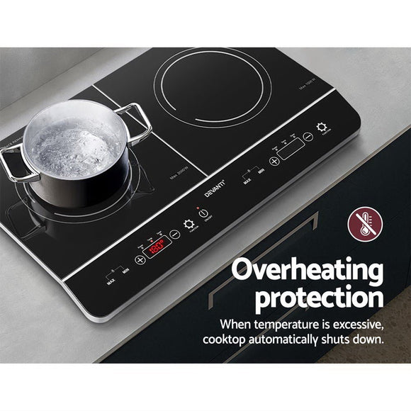 Devanti Induction Cooktop 60cm Portable Cooker - RnR Galore