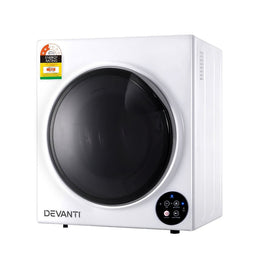 Devanti Tumble Dryer 5kg Fully Auto Black - RnR Galore
