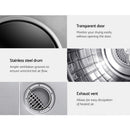 Devanti Tumble Dryer 5kg Fully Auto Silver - RnR Galore