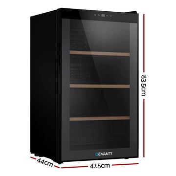 Devanti Wine Fridge Cooler 34 Bottles - RnR Galore