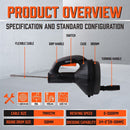 Drain Auger Drain Cleaner Unblocker Auger Sewage Pipe Cleaning Plumbing Tool - RnR Galore