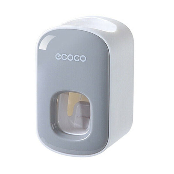 Ecoco Wall mount auto ands Free Toothpaste Dispenser Automatic Toothpaste Squeezer Bathroom Toothpaste Holder Black - RnR Galore