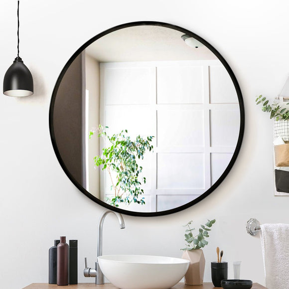 Embellir 90cm Wall Mirror Round Makeup mirrors Bathroom - RnR Galore