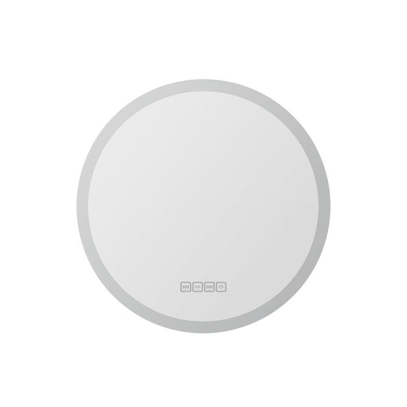 Embellir Bluetooth LED Wall Mirror With Light 50CM Bathroom Decor Round Mirrors - RnR Galore