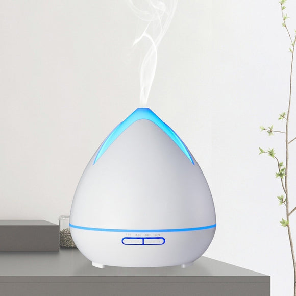 Essential Oils Ultrasonic Aromatherapy Diffuser Air Humidifier Purify 400ML - White - RnR Galore