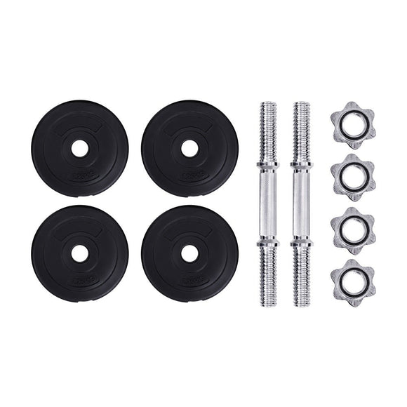 Everfit 10kg Dumbbell Set Weight Plates Dumbbells Lifting Bench - RnR Galore
