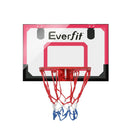 Everfit 23" Mini Basketball Hoop Backboard Door Wall Mounted Sports Kids Red - RnR Galore