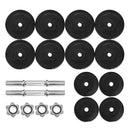 Everfit 30kg Dumbbell Set Weight Plates Dumbbells Lifting Bench - RnR Galore