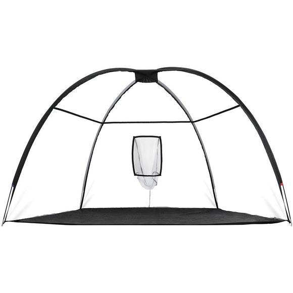Everfit 3.5m Golf Practice Net Portable Training Aid Driving Target Tent Black - RnR Galore