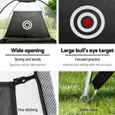 Everfit 3M Golf Practice Net And Training Mat Set Driving Target Black - RnR Galore