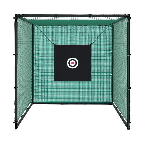 Everfit 3m Golf Practice Net Hitting Cage with Steel Frame Baseball Training - RnR Galore