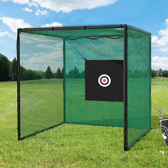 Everfit 3m Golf Practice Net Hitting Cage with Steel Frame Baseball Training - RnR Galore