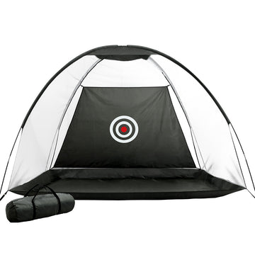Everfit 3M Golf Practice Net Portable Training Aid Driving Target Tent Black - RnR Galore