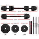 Everfit 40kg Dumbbells Barbell Set Adjustable Dumbbell Weight Lifting - RnR Galore