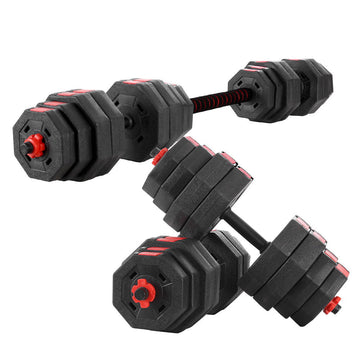 Everfit 40kg Dumbbells Barbell Set Adjustable Dumbbell Weight Lifting - RnR Galore