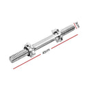 Everfit 45cm Dumbbell Bar Gym Home Exercise 150kg Capacity - RnR Galore
