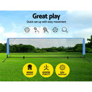 Everfit 4m Badminton Tennis Net Portable Volleyball Kit Adjustable Height - RnR Galore