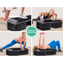 Everfit 4X Aerobic Step Riser Exercise Stepper Block Gym Home Fitness - RnR Galore