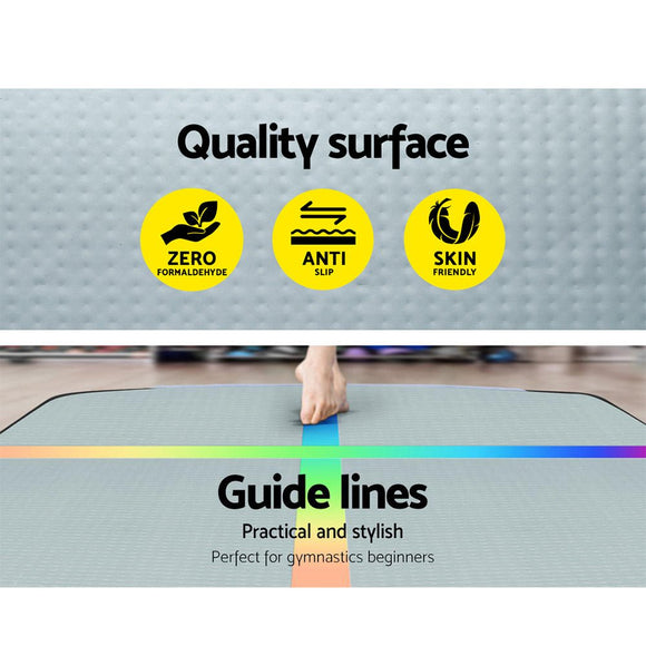 Everfit 4X1M Air Track Inflatable Tumbling Mat Gymnastics Yoga Mat - RnR Galore
