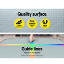 Everfit 5M Air Track Gymnastics Tumbling Exercise Mat W/ Pump Inflatable Colour - RnR Galore