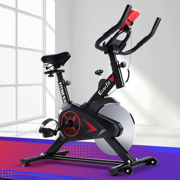 Everfit Spin Bike Exercise Bike Flywheel Cycling Home Gym Fitness Machine - RnR Galore