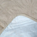 Faux Suede 1 Seater Sofa Protector Camel - RnR Galore