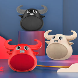 Fitsmart Bluetooth Animal Face Speaker Portable Wireless Stereo Sound - Khaki - RnR Galore