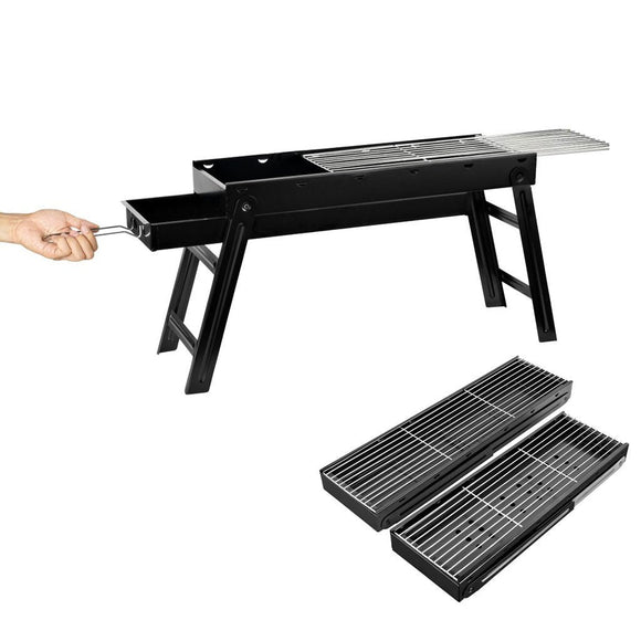 Foldable Portable BBQ Charcoal Grill Barbecue Camping Hibachi Picnic small - RnR Galore